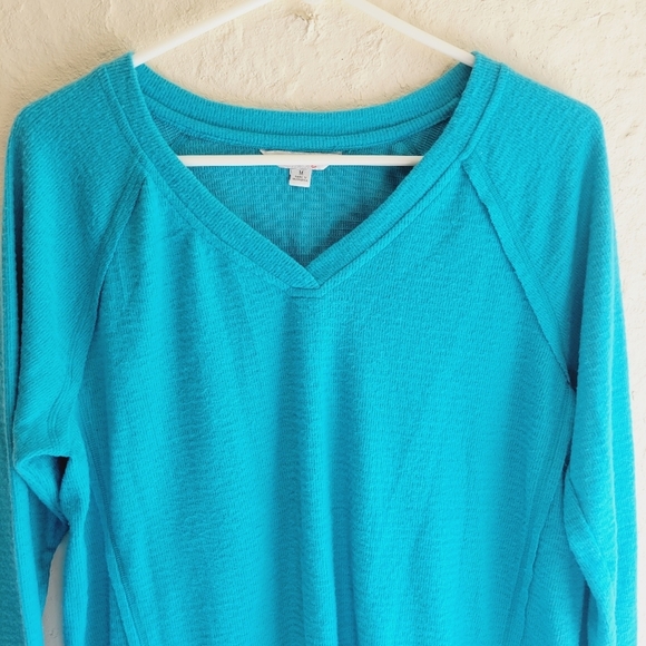 Wildfox Haley Brushed Sweater in Peacock Teal Super Soft Medium - Picture 7 of 11